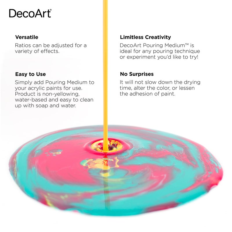 DecoArt Pouring Medium 16 Fl Oz (Pack of 1) - Image 3